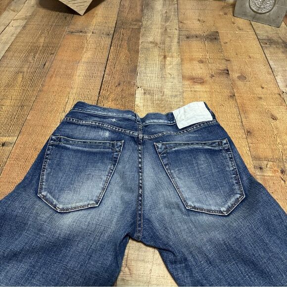 LOOMSTATE REVOLVE DISTRESSED JEANS 100% ORGANIC COTTON WOMEN'S SIZE 30 - Picture 3 of 16